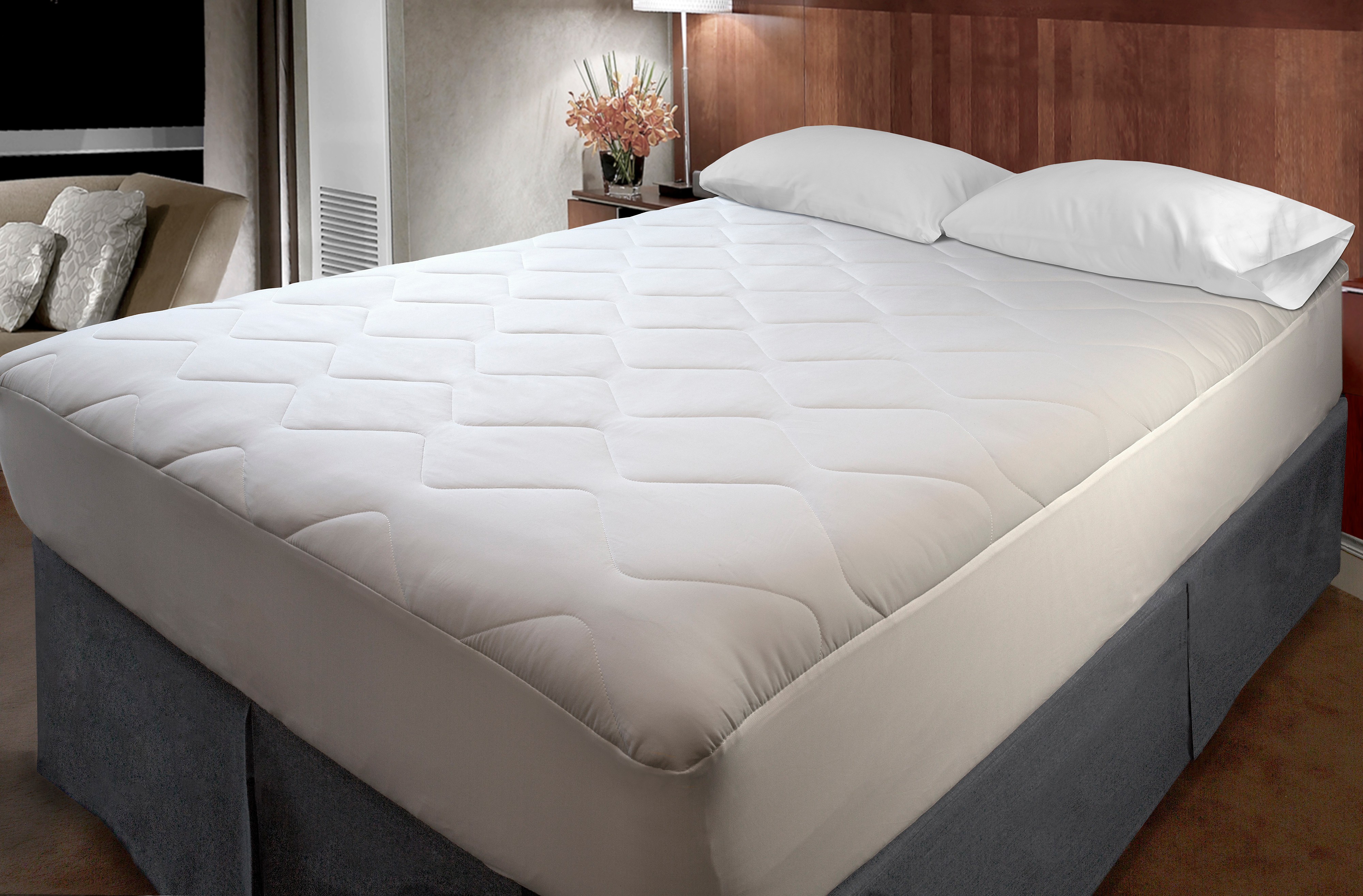 waterproof mattress pad over heated mattress pad